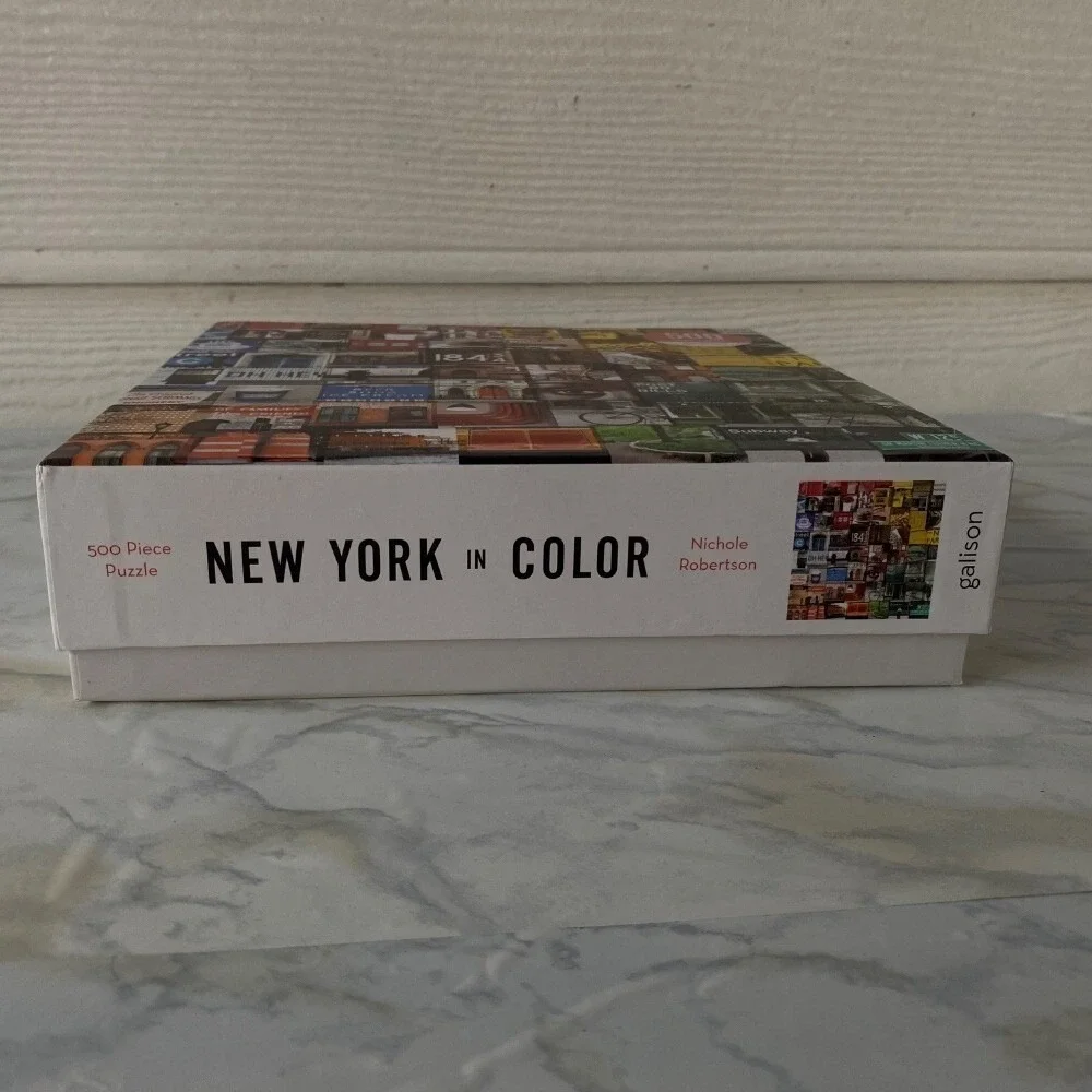 Galison New York in Color 500 Piece Jigsaw Puzzle‎ Adult Kids Family Fun New